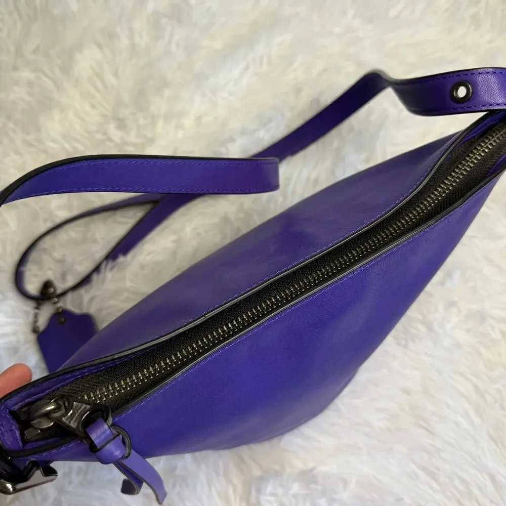 COACH 2014 Bleeker Sport Mini Duffle Purple 32281 Crossbody Shoulder Bag